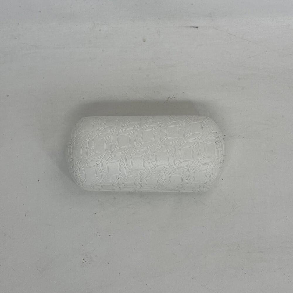 White Oakley Large Glasses Case-7 x 3 x 3 inches OEM